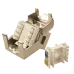 Модуль Keystone, RJ45, экранированный, кат.6A, без шторки, 180 градусов