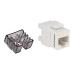 Модуль Keystone, RJ45, неэкранированный, кат.6, без шторки, 180 градусов, белый