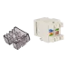 Модуль Keystone, RJ45, неэкранированный, кат.6, без шторки, 180 градусов, белый
