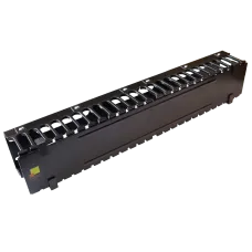 Органайзер кабельный 19'' c крышкой, 2U