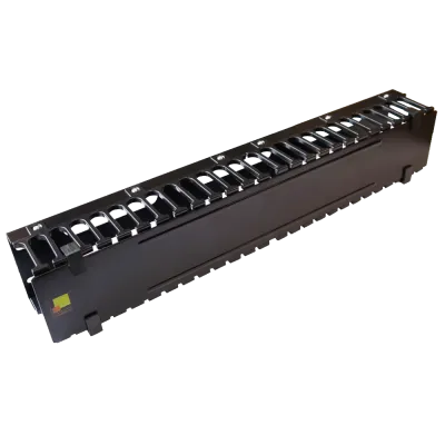Органайзер кабельный 19'' c крышкой, 2U