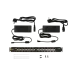 Патч-панель POE 19'' 24 порта с двумя блоками питания 48V 120W