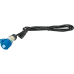 Кабель электропитания C20-I309 Female, 3х2.5, 220В, 16А, черный, 2.5 м