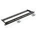 Патч-панель 19'' компактная неэкранированная 24 порта RJ45 кат.6A 0.5U с задним органайзером