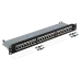 Патч-панель 19'' 1U 24 порта RJ45 экранированная кат.5E