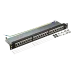 Патч-панель 19'' 1U 24 порта RJ45 экранированная кат.6A Патч-панель 19'' 1U 24 порта RJ45 экранированная кат.6A