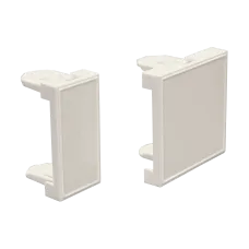 Вставка Mosaic 22.5x45, RJ-45 UTP, кат.5e, со     шторкой и увеличенным окном маркировки, белая