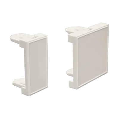 Вставка Mosaic 22.5x45, RJ-45 UTP, кат.5e, со     шторкой и увеличенным окном маркировки, белая