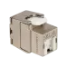Модуль Keystone ToolLess, RJ45, экранированный, кат.6A, со встроенной шторкой, 180 градусов