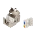 Модуль Keystone ToolLess, RJ45, экранированный, кат.6A, со встроенной шторкой, 180 градусов