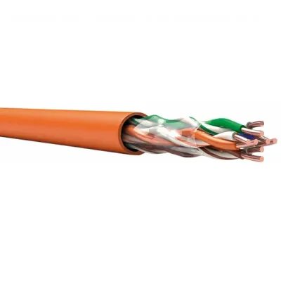 TechnoLAN U/UTP Cat 5e ZH нг(А)-FRHF 4х2х0.52 ТУ  357 4-019-53930360-2014 оранжевый