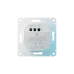 ATLASDESIGN SMART ВЫКЛЮЧАТЕЛЬ 1-клавишный с опциональной нейтралью., Zigbee, сх.1, L(N), 10А, мех., БЕЛЫЙ
