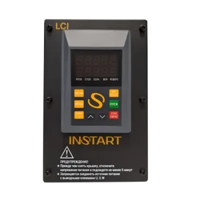 Преобразователь частоты LCI-G0.75-4B IP55, 0.75кВт, 2.5А, 3~342-440В, тормозной модуль, ЭМС С3, Modbus RTU(RS-485), 2-х строчная LED панель