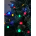 Электрогирлянда Жемчужные шарики 48LED 2.4 м разноцветная