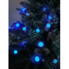 Электрогирлянда Жемчужные шарики 128LED синяя