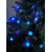 Электрогирлянда Жемчужные шарики 128LED синяя