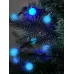 Электрогирлянда Жемчужные шарики 128LED синяя
