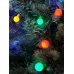 Электрогирлянда Жемчужные шарики 128LED разноцветная