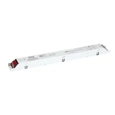 Источник питания LED, 55Вт, вход 180…295В AC, 47…63Гц254…420В DC, ККМ, выход в режиме пост. мощности 27…56В980…1600мА, изоляция 3750В AC, в кожухе 320х30х21, -25…+80°С 