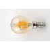 Лампа светодиодная Vintage 5 Вт Форма шар золотистая колба Картон ТМ LED-G45-5W/GOLDEN/E14 GLV21GO