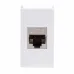 Ком.роз. RJ45 кат.6 экран. (8P8C, Hyperline, Dual IDC: 110&Krone) Viva, белая, 1мод Ком.роз. RJ45 кат.6 экран. (8P8C, Hyperline, Dual IDC: 110&Krone) Viva, белая, 1мод