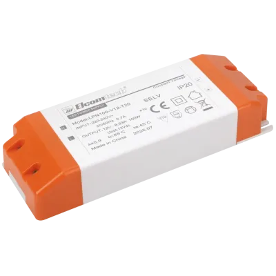 Драйвер светодиодный LED (100Вт 12В), 100W вход 220-240V, выход 12V 8,33A, IP20