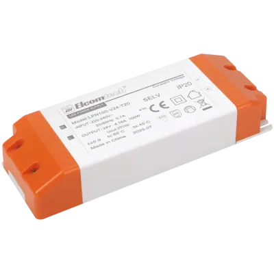 Драйвер светодиодный LED (100Вт 24В), 100W вход 220-240V, выход 24V 4,16A, IP20