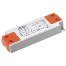 Драйвер светодиодный LED (20Вт 12В), 20W вход 220-240V, выход 12V 1,67A, IP20