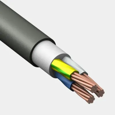 Кабель силовой ППГнг(А) -HF 5х2.5 (ок) (N.PE) -0.66 однопроволочный
