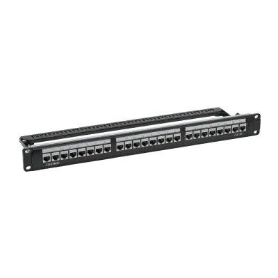 Патч-панель 191UCAT5E 24 модуля RJ45 экранированная