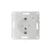 ATLASDESIGN SMART РОЗЕТКА с заземл., со шт., Zigbee, L+N, 16А, мех., БЕЛЫЙ