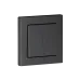 ATLASDESIGN SMART ВЫКЛЮЧАТЕЛЬ 2-клавишный с опциональной нейтралью., Zigbee, сх.1, L(N), 10А, мех., КАРБОН