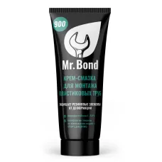 Крем-смазка для монтажа пластиковых труб ПВХ, Mr.Bond 900,  250г