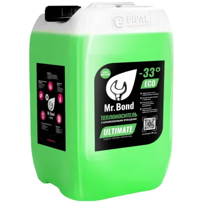 Теплоноситель -33°C на основе пропиленгликоля, Mr.Bond ULTIMATE 33 ECO, 20 кг