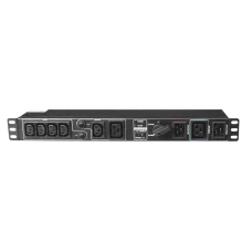 Байпас ручной внешний MBS16APDU-711v1, 16A, с PDU, исполнение Rack (два сегмента выходных розеток - основной IEC 1хC13+1xC19 и второстепенный отключаемый IEC 4хC13