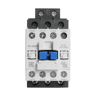 Контактор магнитный BA47 MC-09D22BD 3P 2NO+2NC/9A/24VDC