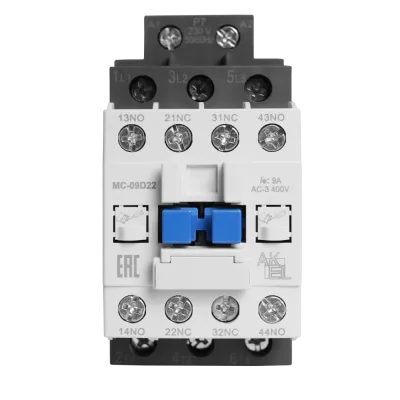 Контактор магнитный BA47 MC-09D22P7 3P 2NO+2NC/9A/230VAC