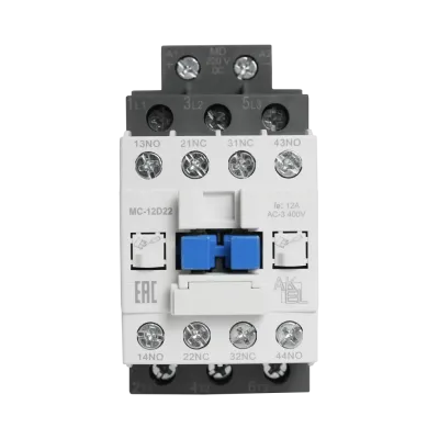 Контактор магнитный BA47 MC-12D22MD 3P 2NO+2NC/12A/220VDC