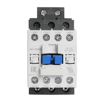 Контактор магнитный BA47 MC-12D22P7 3P 2NO+2NC/12A/230VAC