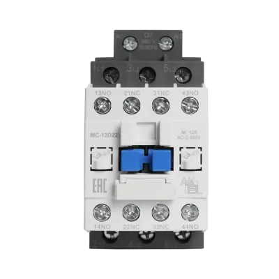 Контактор магнитный BA47 MC-12D22Q7 3P 2NO+2NC/12A/380VAC
