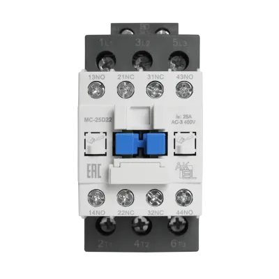 Контактор магнитный BA47 MC-25D22BD 3P 2NO+2NC/25A/24VDC