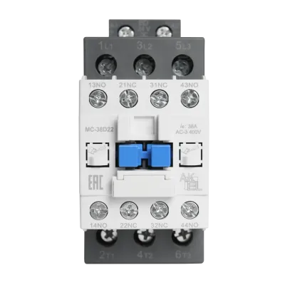 Контактор магнитный BA47 MC-38D22BD 3P 2NO+2NC/38A/24VDC