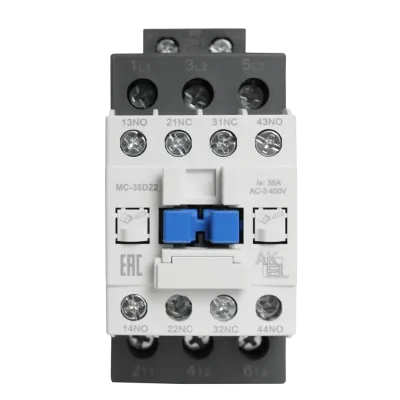 Контактор магнитный BA47 MC-38D22P7 3P 2NO+2NC/38A/230VAC