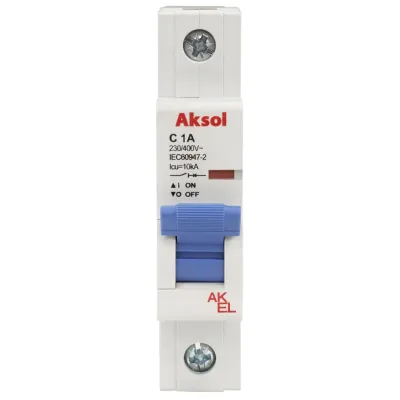 Выключатель автоматический ВА47-MCB-H-AKSOL-1P-C2-AC 1P/2A/С/10кА