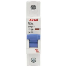 Выключатель автоматический ВА47-MCB-L-AKSOL-1P-B13-AC 1P/13A/B/15кА
