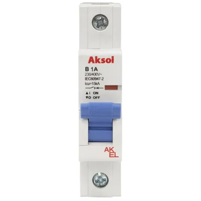 Выключатель автоматический ВА47-MCB-L-AKSOL-1P-B13-AC 1P/13A/B/15кА
