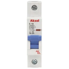 Выключатель автоматический ВА47-MCB-L-AKSOL-1P-C13-AC 1P/13A/C/15кА