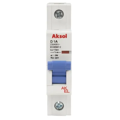 Выключатель автоматический ВА47-MCB-L-AKSOL-1P-D10-AC 1P/10A/D/15кА