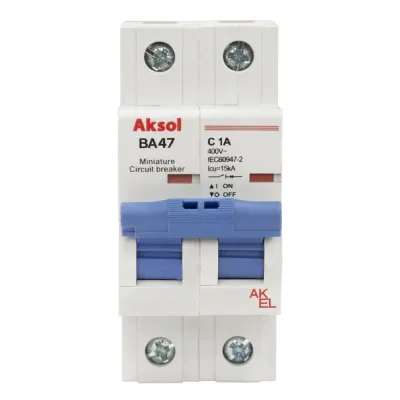 Выключатель автоматический ВА47-MCB-L-AKSOL-2P-C20-AC 2P/20A/C/15кА