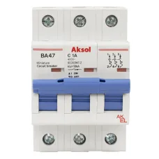 Выключатель автоматический ВА47-MCB-H-AKSOL-3P-C20-AC 3P/20A/С/10кА